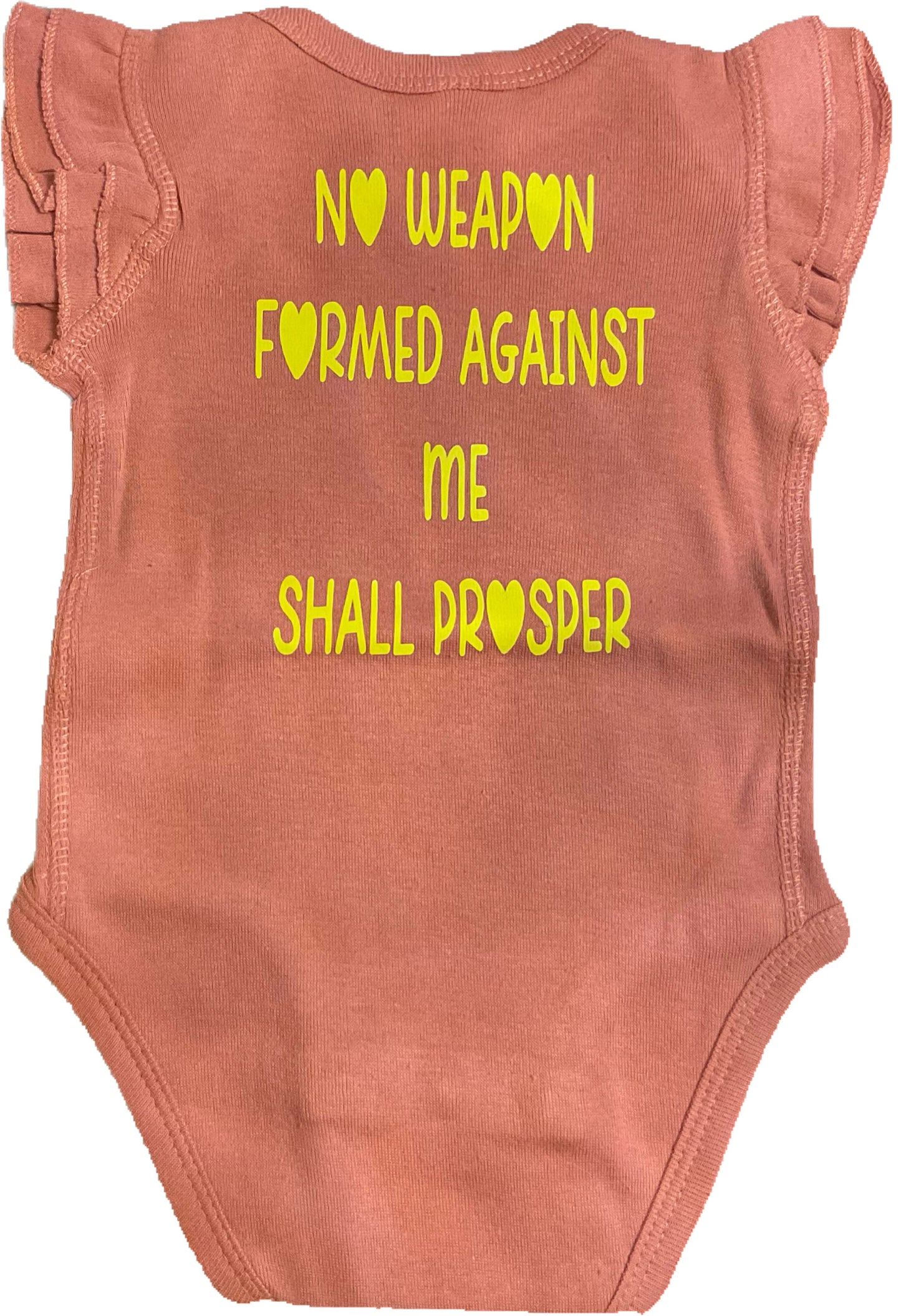 No weapon baby onesie unisex