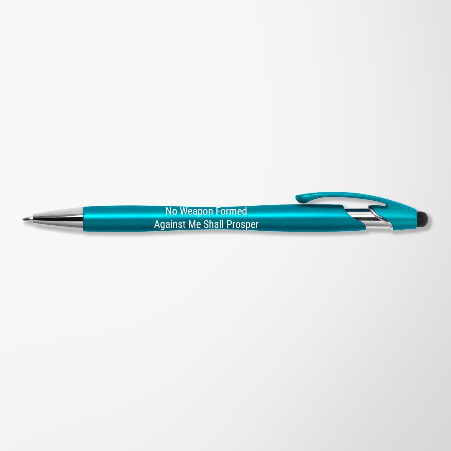 Britebrand Soft Touch Basilia no weapon Pen with Stylus Top black ink
