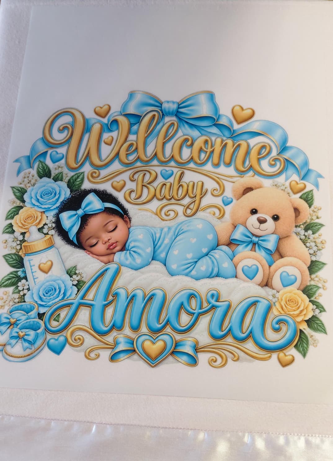 Personalized Baby Blanket boy and girl