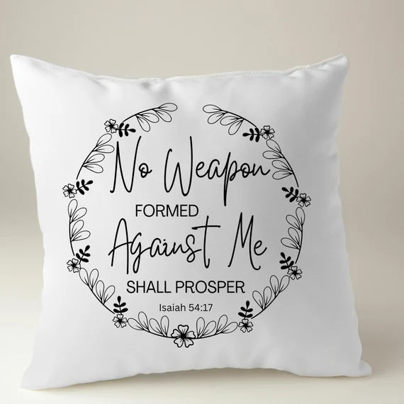 No weapon throw pillow cover