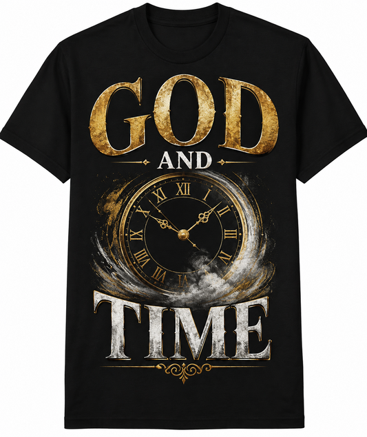 God And Time T shirt unisex