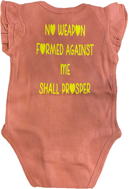 No weapon baby onesie unisex