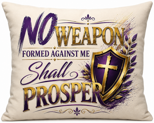 No weapon throw pillow cover