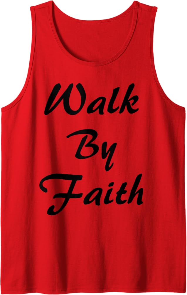 Walk by faith women Cami/ tank top/spaghetti strap