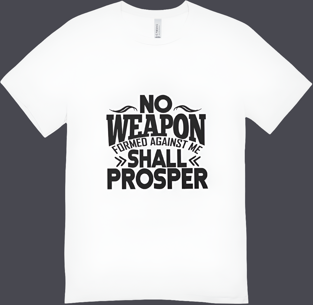 No weapon t shirt unisex