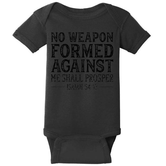 No weapon baby onesie boy